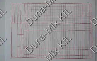 Anyagnyilvántartó karton 1